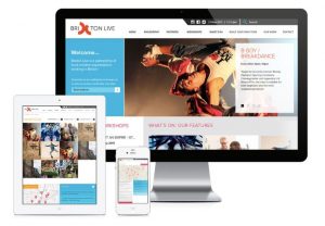 Mẫu website Brixton.