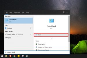 Truy cập vào Control Panel