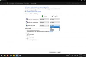 nhấn chọn Do nothing